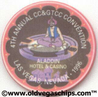 Aladdin CC & GTCC Fourth Convention Promo Casino Chip