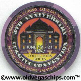 Aladdin CC & GTCC Fifth Convention Promo Casino Chip