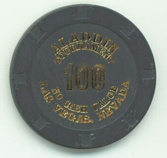 Aladdin Casino Poker Tournament $100 Casino Chip