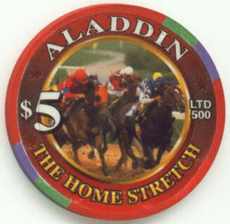 Aladdin Kentucky Derby 2004 $5 Casino Chip 
