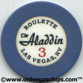 Aladdin Last Issue Roulette Casino Chip