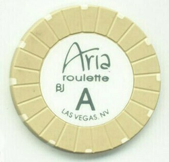 Aria Hotel Tan Roulette Chip