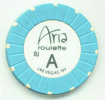 Aria Hotel Blue Roulette Chip