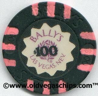 Las Vegas Bally's $100 Casino Chip