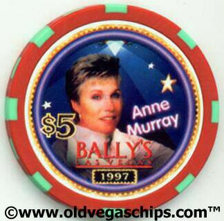 Las Vegas Bally's Anne Murray $5 Casino Chip