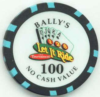Las Vegas Bally's Let it Ride NCV $100 Casino Chip