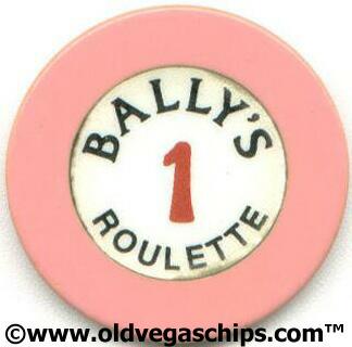 Bally's Obsolete Roulette Chip