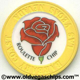 Las Vegas Barbary Coast Yellow Roulette Casino Chip
