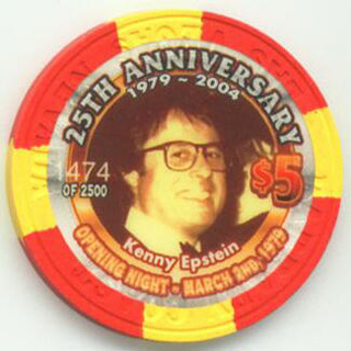 Las Vegas Barbary Coast Kenny Epstein $5 Casino Chip