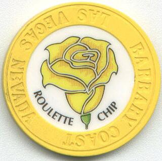 Las Vegas Barbary Coast Yellow Roulette Casino Chip