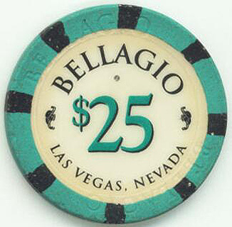 Las Vegas Bellagio $25 Casino Chip