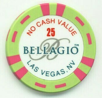 Bellagio NCV $25 Poker Tournament Chip