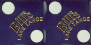 Bill's Lake Tahoe Casino Dice
