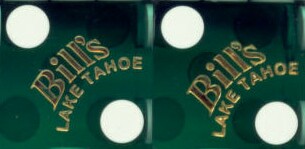Bill's Lake Tahoe Casino Dice