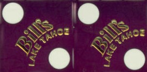 Bill's Lake Tahoe Casino Dice