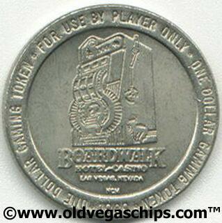 Las Vegas Boardwalk Casino $1 Slot Token