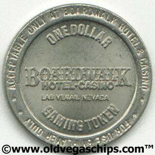 Las Vegas Boardwalk Casino $1 Slot Token