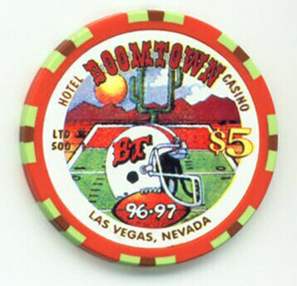 Las Vegas Boomtown Superbowl $5 Casino Chip