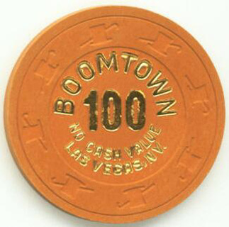 Boomtown No Cash Value 100 Casino Chip