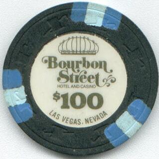 Las Vegas Bourbon Street $100 Casino Chip