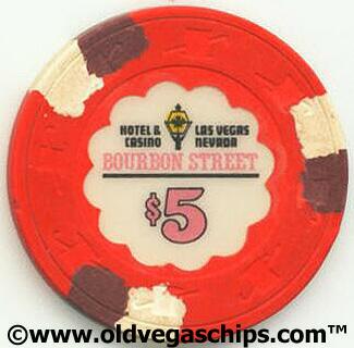 Las Vegas Bourbon Street $5 Casino Chip