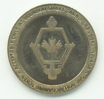 Bourbon Street Casino $1 Slot Token