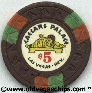 Las Vegas Caesars Palace $5 Rare Casino Chip