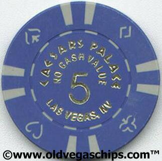 Caesars Palace 5 NCV Casino Chip
