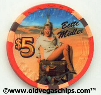 Caesars Palace Bette Midler 2008 $5 Casino Chip