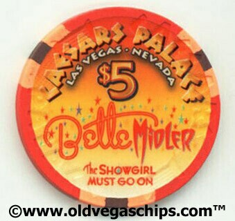 Caesars Palace Bette Midler 2008 $5 Casino Chip