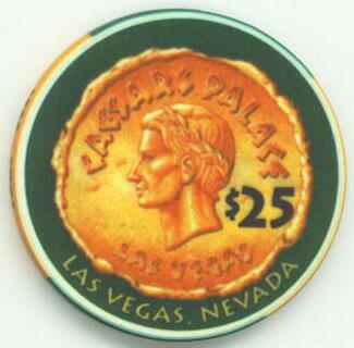 Caesars Palace 35th Anniversary $25 Casino Chip