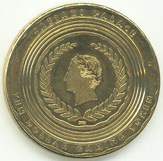 Caesars Palace $10 Gaming Token 