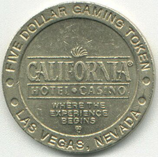 Las Vegas California Hotel $5 Slot Token