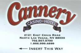 Las Vegas Cannery Hotel Room Key
