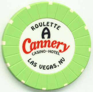 Las Vegas Cannery Green Roulette Casino Chip