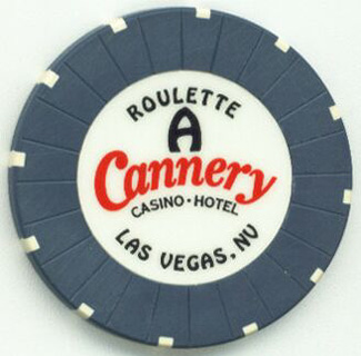 Las Vegas Cannery Gray Roulette Casino Chip