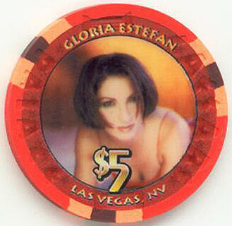 Caesars Palace Gloria Estefan 2003 $5 Casino Chip