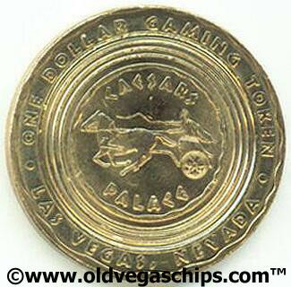 Caesars Palace $1 Gaming Token 
