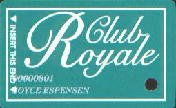 Las Vegas Casino Royale Slot Club Card