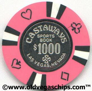Las Vegas Castaways Casino $1000 Casino Chip 