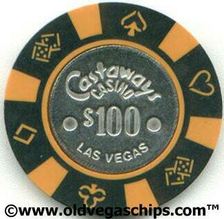 Las Vegas Castaways Casino $100 Poker Chip 
