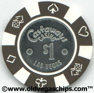 Las Vegas Castaways Casino $1 Old Casino Chip 