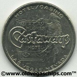 Las Vegas Castaways Casino $1 Slot Token