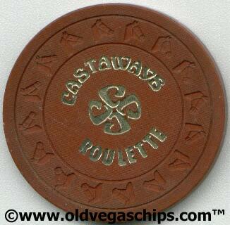 Las Vegas Castaways Casino Roulette Casino Chip 