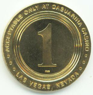 Las Vegas Casuarina $1 Gaming Token 
