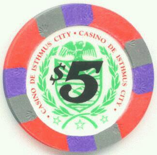 James Bond Casino De Isthmus City $5 Poker Chips