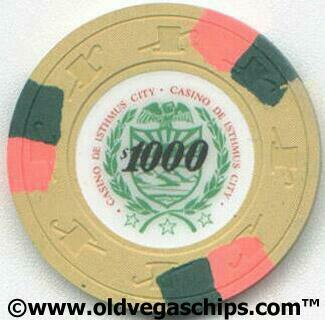James Bond Casino De Isthmus City Paul-Son $1000 Poker Chips