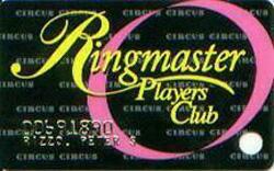 Las Vegas Circus Circus Ringmaster Players Club Card