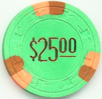 Cowboy Gene's Casino $25 Casino Chip 