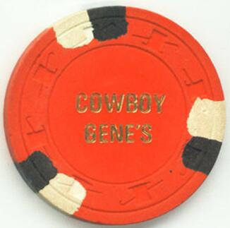 Cowboy Gene's Casino $5 Casino Chip